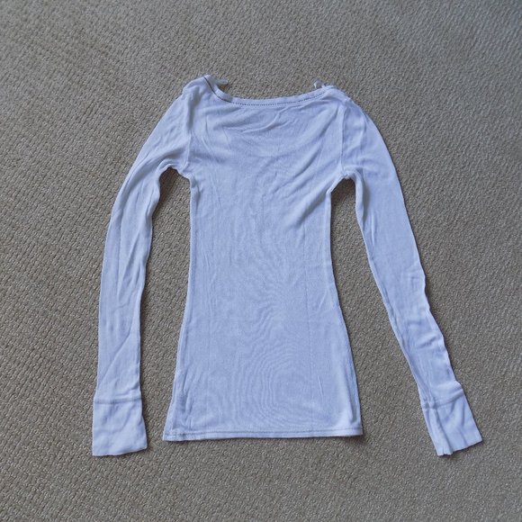 AMERICAN EAGLE BEADED LONG SLEEVE SHIRT TOP - Picture 2 of 2